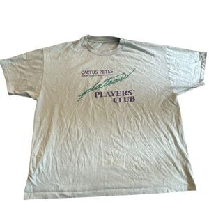 vintage casino shirt single stitched Cactus Pete’s Casino Nevada Players Club